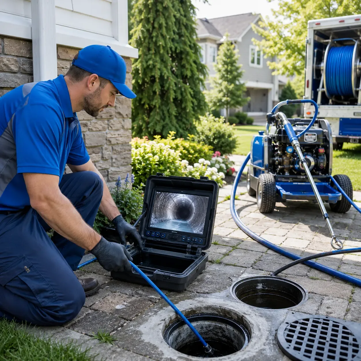 Outdoor drain cleaning professionals serving Grand Isle, VT
